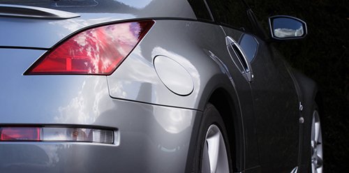 back lights of a 350Z